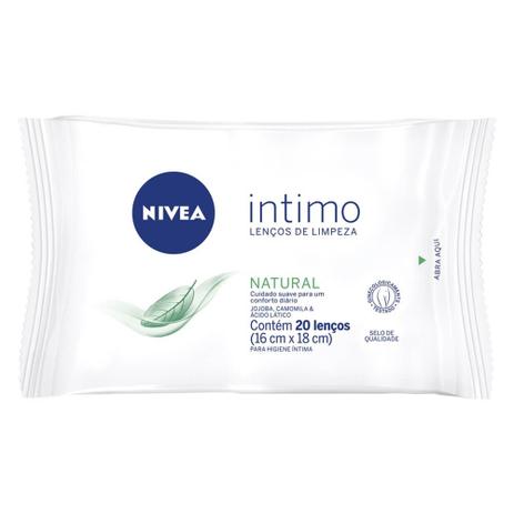 Nivea Lenço P/ Higiene Íntima C/20 Menor preço em Nivea Lenço P/ Higiene Íntima C/20