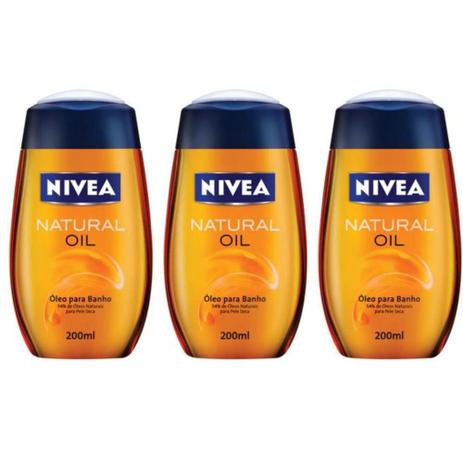 Nivea Natural Oil Sabonete Líquido 200ml (Kit C/03) Menor preço em Nivea Natural Oil Sabonete Líquido 200ml (Kit C/03)