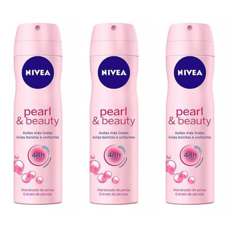 Nivea Pearl Beauty Desodorante Aerosol 150ml (Kit C/03) é ruim? Nivea Pearl Beauty Desodorante Aerosol 150ml (Kit C/03) é boa?