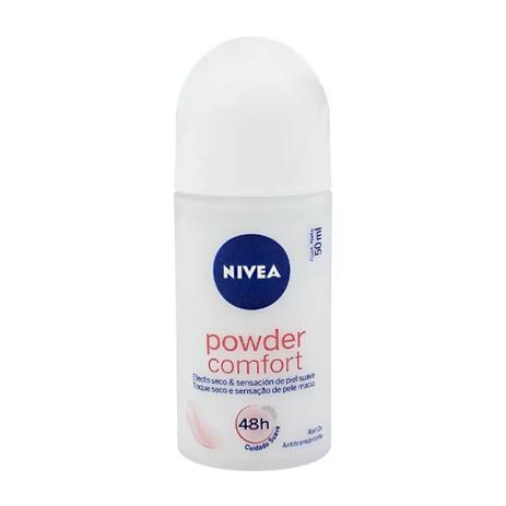 Nivea Powder Confort Desodorante Rollon 50ml Menor preço em Nivea Powder Confort Desodorante Rollon 50ml