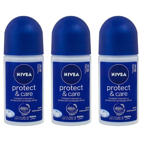 Nivea Protect  Care Desodorante Rollon 50ml (Kit C/03) é boa?