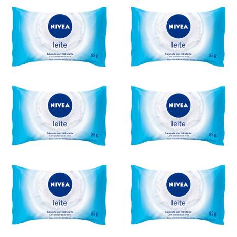 Nivea Proteínas Do Leite Sabonete 85g (Kit C/06) Menor preço em Nivea Proteínas Do Leite Sabonete 85g (Kit C/06)