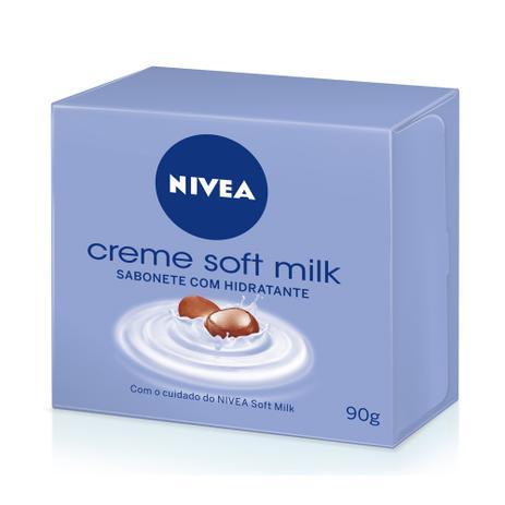 Nivea Sabonete Barra Soft Milk Box 90g Menor preço em Nivea Sabonete Barra Soft Milk Box 90g