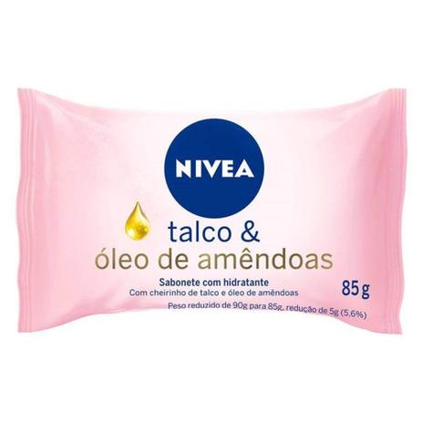 Nivea Talco / Óleo de Amêndoas Sabonete 85g Menor preço em Nivea Talco / Óleo de Amêndoas Sabonete 85g