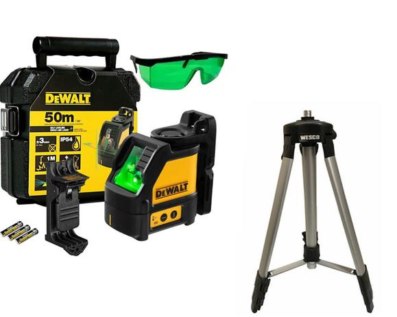 Nivel a Laser Automatico Alcance 30M DW088CG-LA Dewalt + Tripé + Óculos Verde. Menor preço em Nivel a Laser Automatico Alcance 30M DW088CG-LA Dewalt + Tripé + Óculos Verde.
