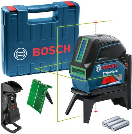 Nível à Laser de Linhas GCL 2-15 G (Linha Verde) BOSCH Menor preço em Nível à Laser de Linhas GCL 2-15 G (Linha Verde) BOSCH
