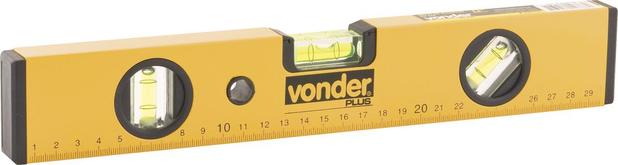 Nível alumínio 12” 3 bolhas - Vonder Plus é ruim? Nível alumínio 12” 3 bolhas - Vonder Plus é boa?