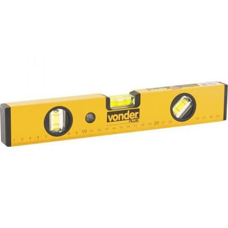 Nível em alumínio com base magnética 12” Vonder Menor preço em Nível em alumínio com base magnética 12” Vonder