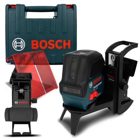 Nível Laser de Linhas GCL 2-15 Profissional c/ Gancho e Maleta Bosch Menor preço em Nível Laser de Linhas GCL 2-15 Profissional c/ Gancho e Maleta Bosch