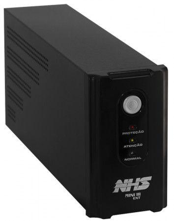 Nobreak NHS Mini III xxxx-y (Mini III Ext 1000VA - c/ 2 Bat. seladas 5Ah/S.220V) Menor preço em Nobreak NHS Mini III xxxx-y (Mini III Ext 1000VA - c/ 2 Bat. seladas 5Ah/S.220V)