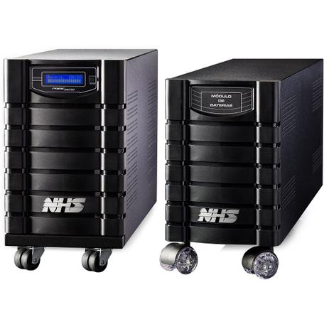 Nobreak NHS Prime Senoidal 3000 Ent Bivolt Saída 120V/220V 8x7Ah +Módulo Bateria 8x17Ah 91.C1.030052 Menor preço em Nobreak NHS Prime Senoidal 3000 Ent Bivolt Saída 120V/220V 8x7Ah +Módulo Bateria 8x17Ah 91.C1.030052