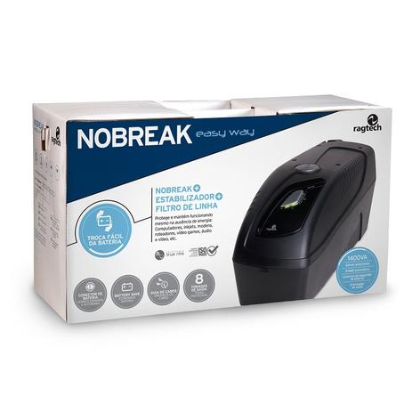 Nobreak Ragtech Easy Way 1400VA Trivolt 115v/127v/220v NEW 1400 STD-TI Preto Menor preço em Nobreak Ragtech Easy Way 1400VA Trivolt 115v/127v/220v NEW 1400 STD-TI Preto