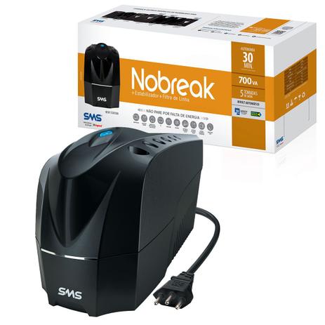 Nobreak SMS New Station, 700VA, Entrada Bivolt, Saída 115V, 5 Tomadas - 27915 - Preto é boa?