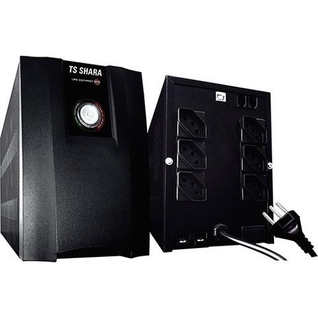 Nobreak Ups Compact Pro 1400va Ts Shara (2 Baterias 12v 7ah) Usb-ext Menor preço em Nobreak Ups Compact Pro 1400va Ts Shara (2 Baterias 12v 7ah) Usb-ext