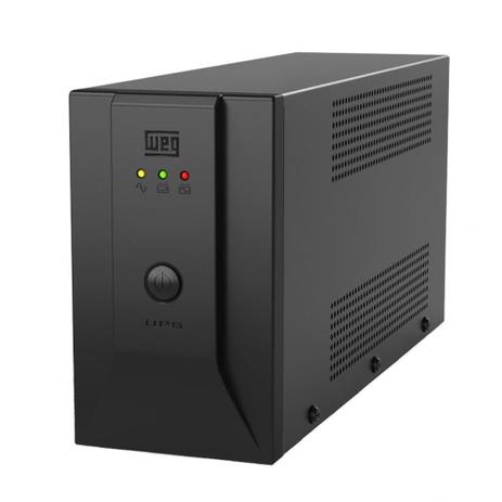 Nobreak WEG Home 1200VA, Entrada Bivolt/Saída 115V, Autonomia de 90Min, Preto - 15586583 Menor preço em Nobreak WEG Home 1200VA, Entrada Bivolt/Saída 115V, Autonomia de 90Min, Preto - 15586583