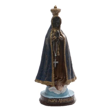 Nossa Senhora Aparecida 2 - 15cm em Resina - Imagens januzzi Menor preço em Nossa Senhora Aparecida 2 - 15cm em Resina - Imagens januzzi