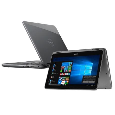 Notebook 2 em 1 Dell Inspiron 11 3168-A10, Intel Pentium Quad Core, 4GB, 500GB, Tela Touch 11.6" e Windows 10