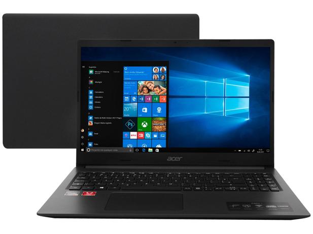 Notebook Acer Aspire 3 A315-23G-R2SE AMD Ryzen 5 - 8GB 256GB SSD 15,6” Placa Vídeo 2GB Windows 10