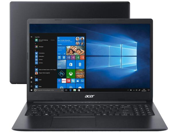 Notebook Acer Aspire 3 A315-34-C5EY Intel Celeron - Dual-Core 4GB 500GB 15,6” Windows 10 Menor preço em Notebook Acer Aspire 3 A315-34-C5EY Intel Celeron - Dual-Core 4GB 500GB 15,6” Windows 10
