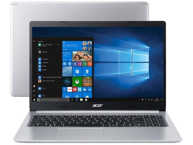 Notebook Acer Aspire 5 A515-55G-588G Intel Core i5 - 8GB 256GB SSD 15,6” LED  Placa de Vídeo 2GB