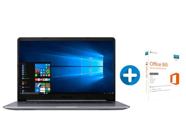 Notebook Asus Vivobook 15 X510UA-BR667T - Intel Core i5 8GB + Microsoft Office 365 Personal Menor preço em Notebook Asus Vivobook 15 X510UA-BR667T - Intel Core i5 8GB + Microsoft Office 365 Personal