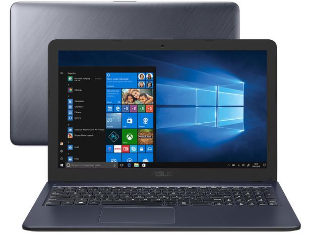 Notebook Asus VivoBook X543NA-GQ342T Intel Celeron - Dual-Core 4GB 500GB 15,6” LED Windows 10