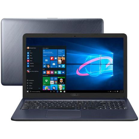Notebook Asus X543UA - Tela 15.6 Full HD, Intel i3, RAM 16GB, SSD 256GB, Windows 10 - Cinza Menor preço em Notebook Asus X543UA - Tela 15.6 Full HD, Intel i3, RAM 16GB, SSD 256GB, Windows 10 - Cinza