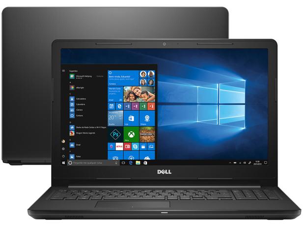 Notebook Dell Inspiron 15 i15-3567-A40P - Intel Core i5 8GB 1TB 15,6” Windows 10 Menor preço em Notebook Dell Inspiron 15 i15-3567-A40P - Intel Core i5 8GB 1TB 15,6” Windows 10