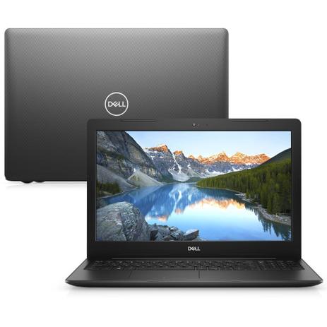 Notebook Dell Inspiron 3583-US90P 8ª Geração Intel Core i7 8GB 256GB SSD 15.6" Linux Preto McAfee