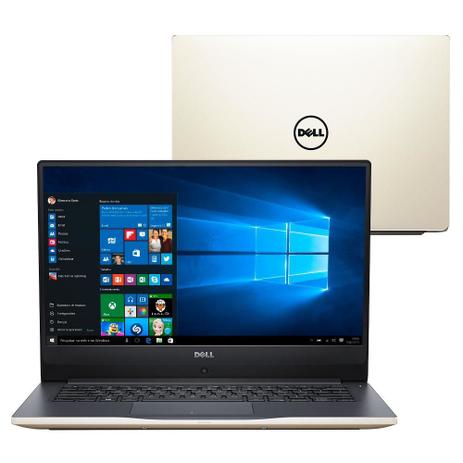 Notebook Dell Inspiron 7472 14'' FHD i7-8550U 1TB 8GB MX150 4GB Win10 Home Dourado Menor preço em Notebook Dell Inspiron 7472 14'' FHD i7-8550U 1TB 8GB MX150 4GB Win10 Home Dourado