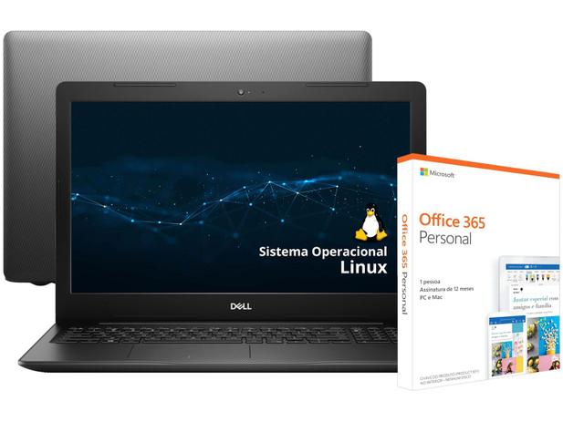 Notebook Dell Inspiron i15-3584-D10P Intel Core i3 - 4GB + Pacote Microsoft Office 365 Personal Menor preço em Notebook Dell Inspiron i15-3584-D10P Intel Core i3 - 4GB + Pacote Microsoft Office 365 Personal
