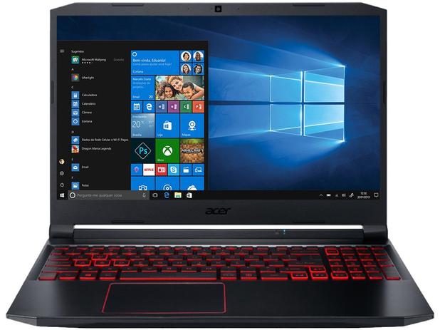 Notebook Gamer Acer Nitro 5 Intel Core i5 16GB - 512GBSSD 15,6” Full HD 144Hz NVIDIA GTX1650ti 4GB