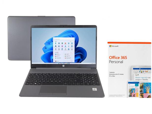 Notebook HP Intel Core i5 8GB 256GB SSD 15,6” - HD + Pacote Office 365 Personal 1 Ano Digital é boa?