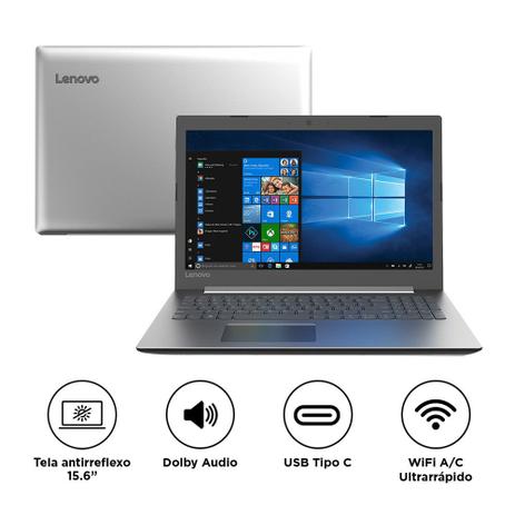 Notebook Lenovo ideapad 330 Intel Core i3-6006U 4GB 1TB Windows 10 15.6” 81FD0002BR Prata Menor preço em Notebook Lenovo ideapad 330 Intel Core i3-6006U 4GB 1TB Windows 10 15.6” 81FD0002BR Prata