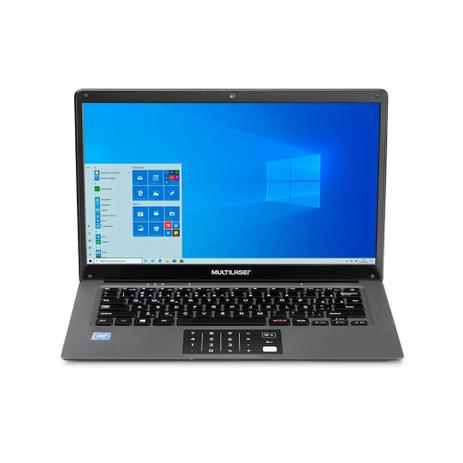 Notebook Multilaser Legacy Cloud PC131, Intel Atom, 2GB 32GB, 14”, W10, Cinza Menor preço em Notebook Multilaser Legacy Cloud PC131, Intel Atom, 2GB 32GB, 14”, W10, Cinza