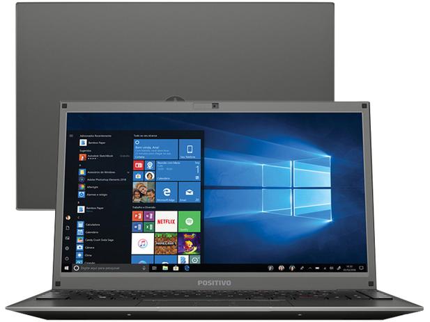 Notebook Positivo Motion C4500C Intel Dual Core - 4GB 500GB 14” Windows 10 Home