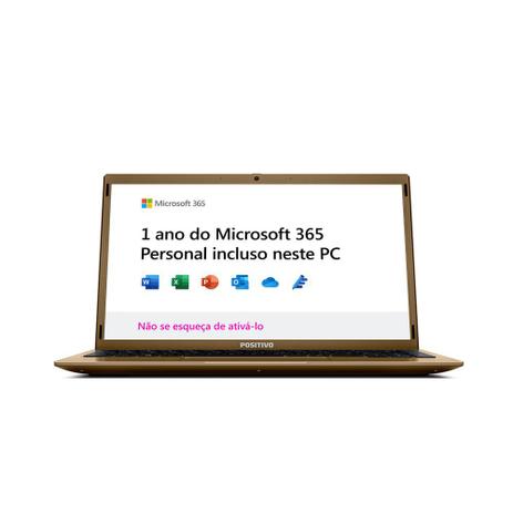 Notebook Positivo Motion Q464C Intel Atom Quad-Core Windows 10 Home 14.1" Dourado Menor preço em Notebook Positivo Motion Q464C Intel Atom Quad-Core Windows 10 Home 14.1" Dourado