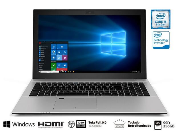 Notebook Vaio 3340641 VJF157F11X-B0211S F15 Metal I5-8250U 8GB 256GB SSD 15.6 W10H Menor preço em Notebook Vaio 3340641 VJF157F11X-B0211S F15 Metal I5-8250U 8GB 256GB SSD 15.6 W10H