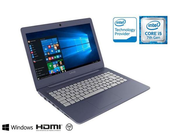 Notebook Vaio C14 I5-7200U 1Tb 8Gb 14 Led W10 Home Menor preço em Notebook Vaio C14 I5-7200U 1Tb 8Gb 14 Led W10 Home