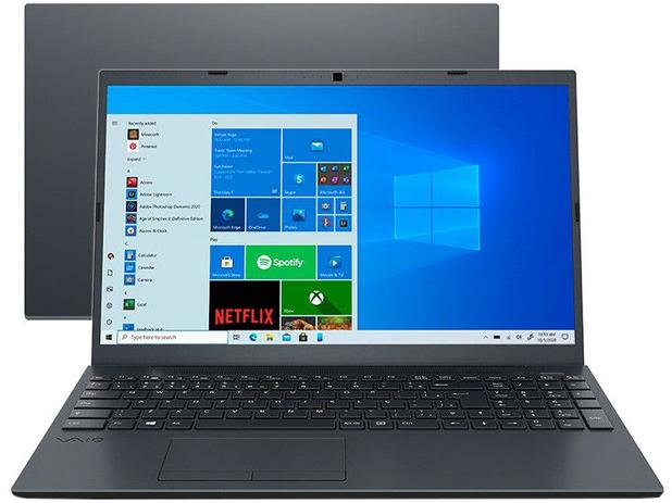 Notebook Vaio FE15 VJFE52F11X-B2521H Intel Core i3 - 4GB 256GB SSD 15,6” Full HD LED Windows 10