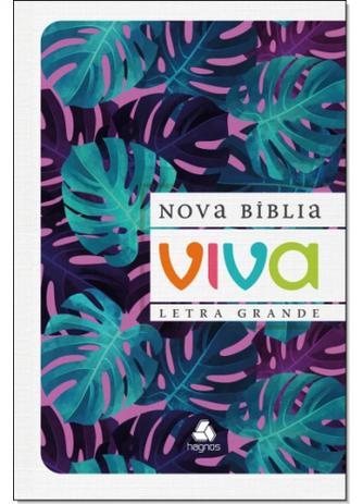 Nova Bíblia Viva Natureza: Letra Grande - Hagnos Menor preço em Nova Bíblia Viva Natureza: Letra Grande - Hagnos