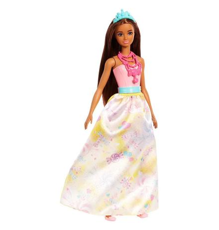 Nova Boneca Barbie Dreamtopia Princesa Negra Mattel Fxt13 Menor preço em Nova Boneca Barbie Dreamtopia Princesa Negra Mattel Fxt13