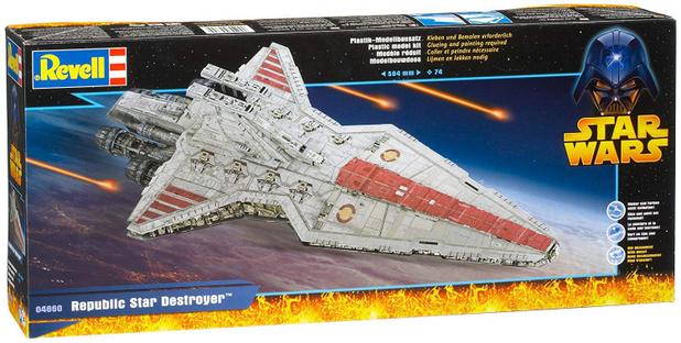 Nova Nave Star Wars Republic Star Destroyer Revell 04860 - Geral Menor preço em Nova Nave Star Wars Republic Star Destroyer Revell 04860 - Geral