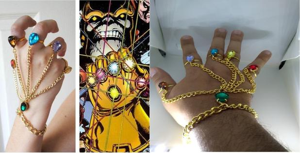Nova Versão Manopla de Thanos modelo feminino Referente ao Filme: Vingadores: Guerra Infinita - Song Menor preço em Nova Versão Manopla de Thanos modelo feminino Referente ao Filme: Vingadores: Guerra Infinita - Song