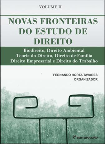 Novas Fronteiras do Estudo do Direito - Volume II - Crv Menor preço em Novas Fronteiras do Estudo do Direito - Volume II - Crv