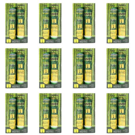 Novex Broto De Bambu Kit Shampoo + Condicionador 300ml (Kit C/12) Menor preço em Novex Broto De Bambu Kit Shampoo + Condicionador 300ml (Kit C/12)