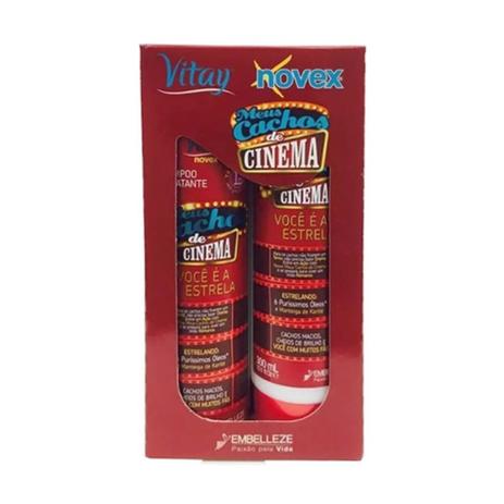 Novex Meus Cachos Cinema Shampoo + Condicionador 300ml Menor preço em Novex Meus Cachos Cinema Shampoo + Condicionador 300ml