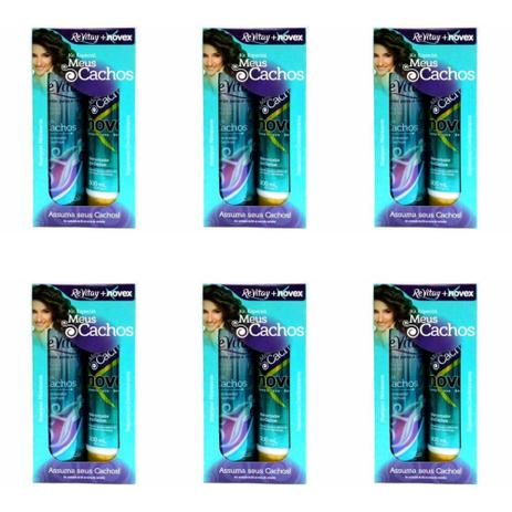 Novex Meus Cachos Shampoo + Condicionador 300ml (Kit C/06) Menor preço em Novex Meus Cachos Shampoo + Condicionador 300ml (Kit C/06)