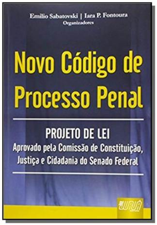 Novo codigo de processo penal - projeto de lei - a - Jurua Menor preço em Novo codigo de processo penal - projeto de lei - a - Jurua