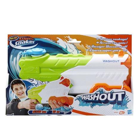 Novo Lançador de Agua Nerf Super Soaker Washout Hasbro A9465 Menor preço em Novo Lançador de Agua Nerf Super Soaker Washout Hasbro A9465